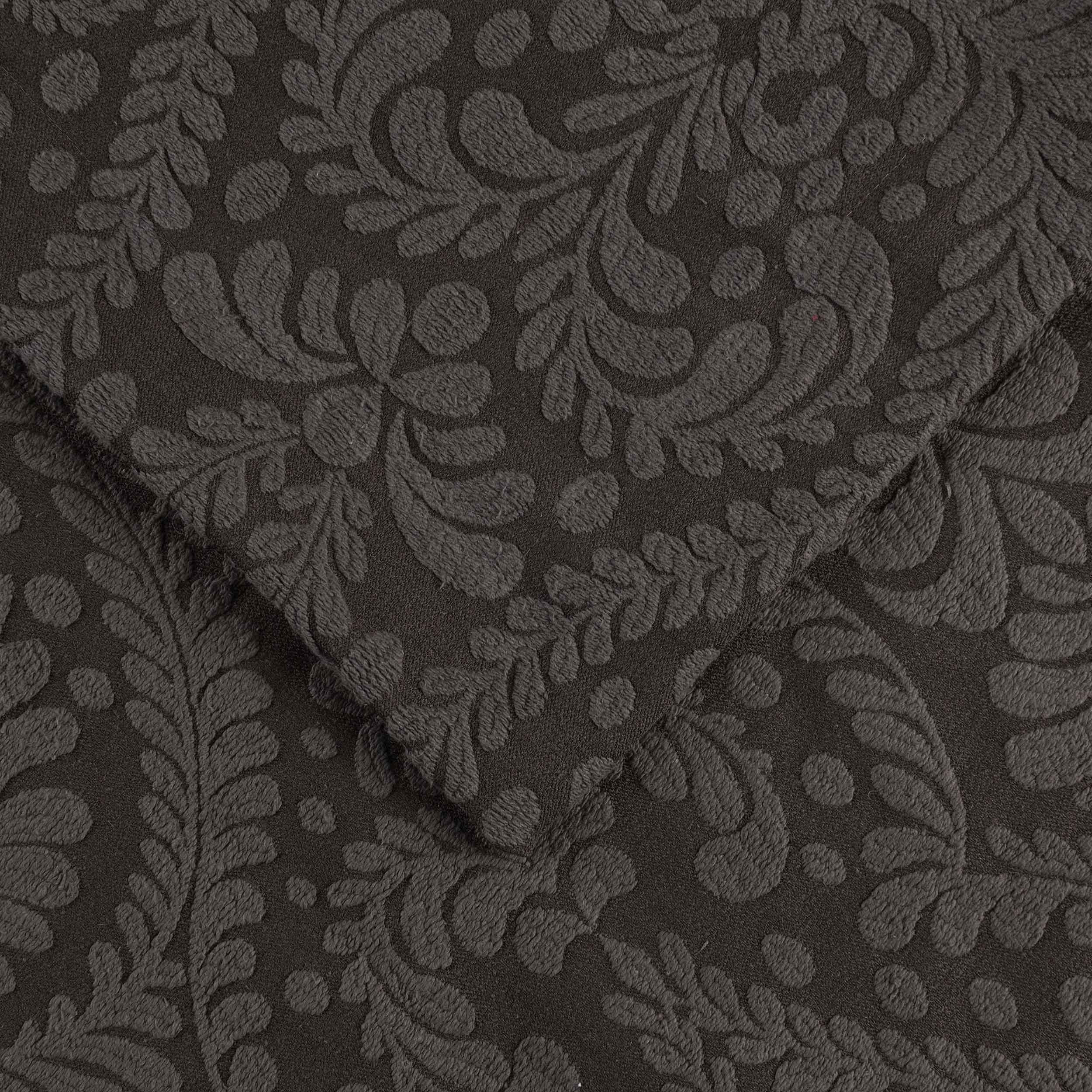 Aspen Cotton Blend Jacquard Floral Scalloped Edge Bedspread Set