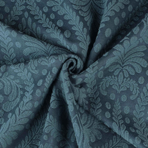 Lightweight Cotton Blend Bedspread Set 3-Piece Aspen Jacquard Floral Scalloped Edge