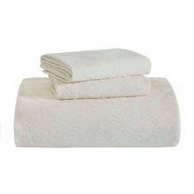 Aspen Cotton Blend Jacquard Floral Scalloped Edge Bedspread Set