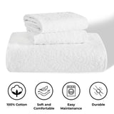 Lightweight Cotton Blend Bedspread Set 3-Piece Aspen Jacquard Floral Scalloped Edge