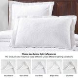 Lightweight Cotton Blend Bedspread Set 3-Piece Aspen Jacquard Floral Scalloped Edge