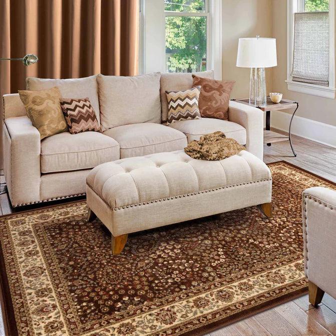Astral Oriental Floral Scroll Indoor Large Area Rugs or Runner Rug