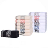 Superior Athens Cotton Greek Key Trim 8 Piece Towel Set