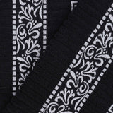 Athens Cotton Medium Weight Floral Greek Key Trim 6 Piece Towel Set