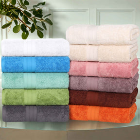 Atlas Cotton Absorbent Heavyweight Face Towel Washcloth Set of 12