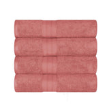 Cotton Plush Heavyweight Bath Towel Set of 4