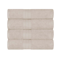 Atlas Cotton Plush Absorbent Heavyweight 4 Piece Bath Towel Set