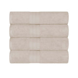 Cotton Plush Heavyweight Bath Towel Set of 4