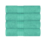 Cotton Plush Heavyweight Bath Towel Set of 4