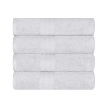 Atlas Cotton Plush Absorbent Heavyweight 4 Piece Bath Towel Set