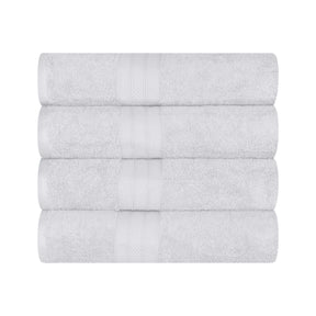 Atlas Cotton Plush Absorbent Heavyweight 4 Piece Bath Towel Set