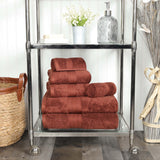 Atlas Cotton Plush Absorbent Heavyweight 6 Piece Towel Set