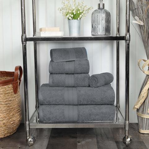 Atlas Cotton Plush Towel Set 6 Piece