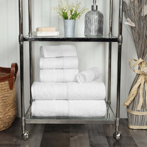 Atlas Cotton Plush Absorbent Heavyweight 6 Piece Towel Set