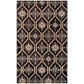 Aurora Hexagon Medallion Geometric Area Rug or Runner