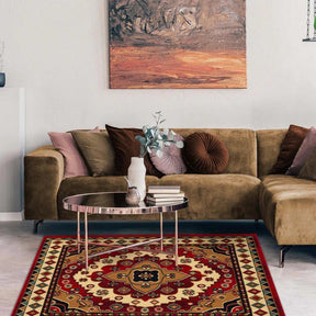 Aztec Southwestern Medallion Diamond Indoor Area Rugs or Runner Rug