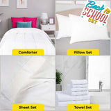 Dorm Bundle, Twin/Twin XL, White
