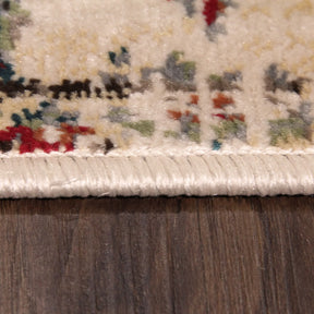 Basilio Modern Farmhouse Distressed Medallion Indoor Area Rug