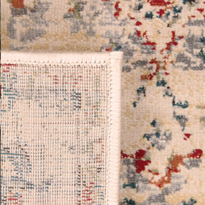 Basilio Modern Farmhouse Distressed Medallion Indoor Area Rug