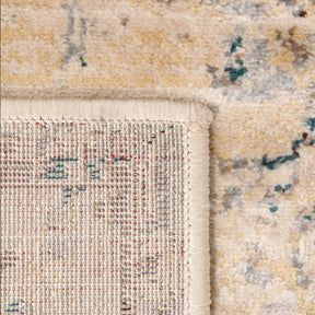 Basilio Modern Farmhouse Distressed Medallion Indoor Area Rug