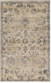 Basilio Modern Farmhouse Distressed Medallion Indoor Area Rug