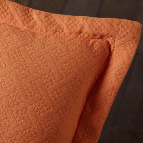 Lightweight Cotton Matelassé Bedspread Set 3-Piece Basketweave Jacquard