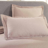 Lightweight Cotton Matelassé Bedspread Set 3-Piece Basketweave Jacquard
