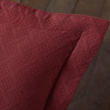 Lightweight Cotton Matelassé Bedspread Set 3-Piece Basketweave Jacquard