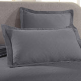 Lightweight Cotton Matelassé Bedspread Set 3-Piece Basketweave Jacquard