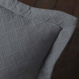 Lightweight Cotton Matelassé Bedspread Set 3-Piece Basketweave Jacquard