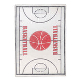 Basketball Court Non-Slip Kids Playroom Indoor Washable Area Rug