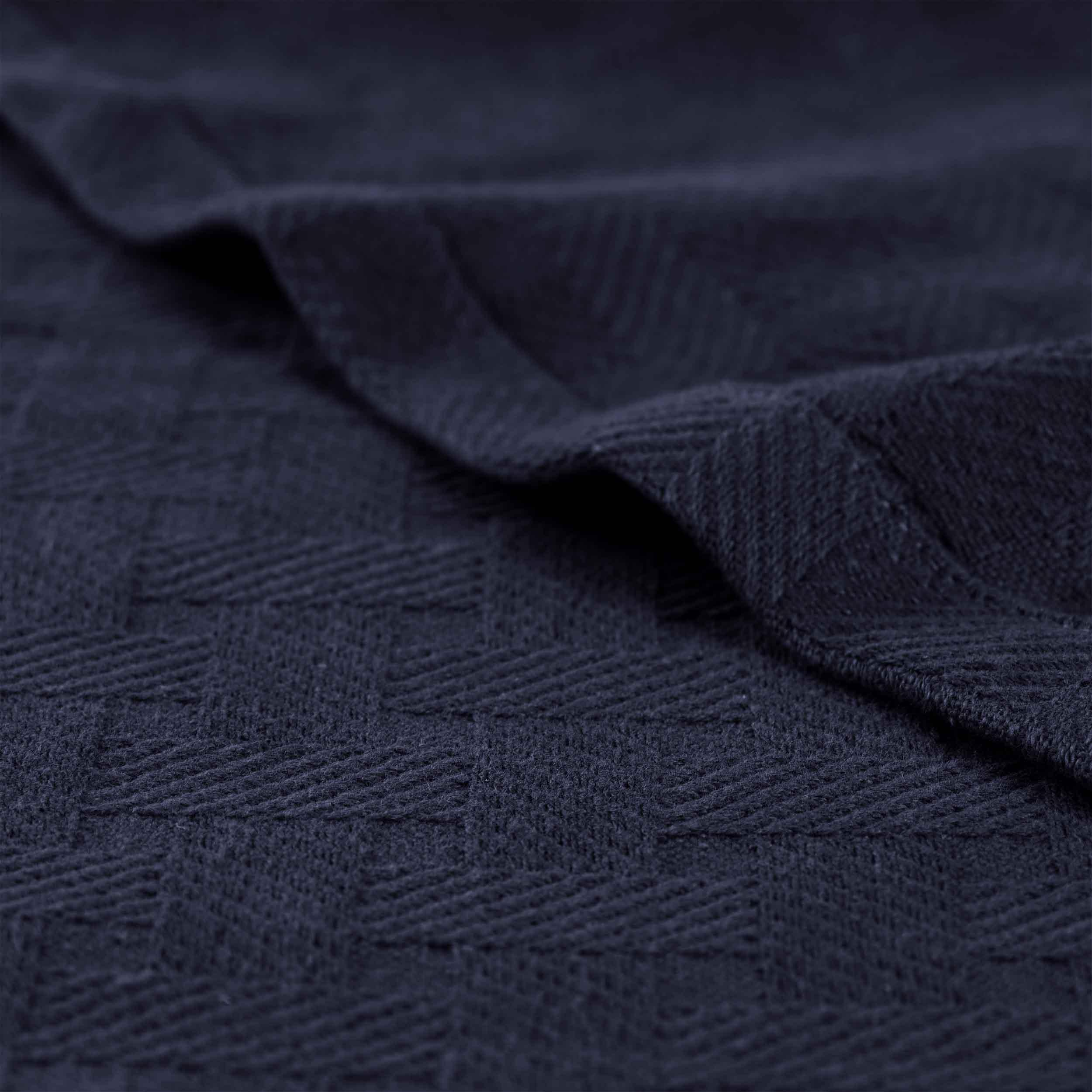 Basketweave Classic Farmhouse All-Season Cotton Blanket