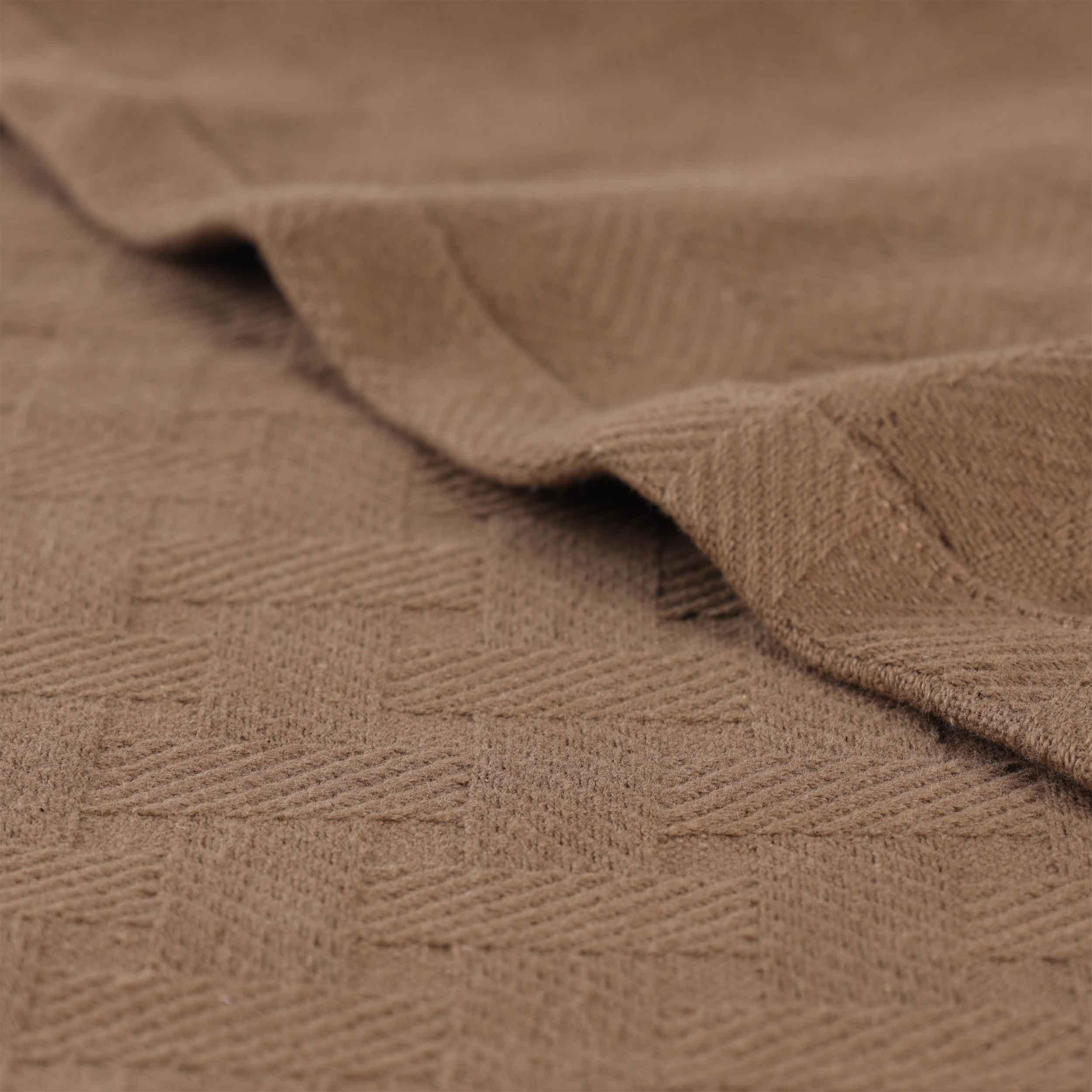 Basketweave Classic Farmhouse All-Season Cotton Blanket