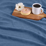 Basketweave Classic Farmhouse All-Season Cotton Blanket