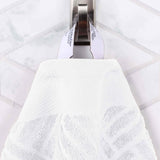 Egyptian Cotton Basketweave Jacquard and Solid Bath Towel Set of 4