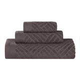 Egyptian Cotton Basketweave Towel Set 3 Piece