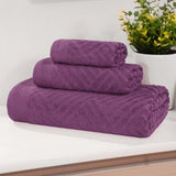 Egyptian Cotton Basketweave Towel Set 3 Piece