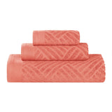 Egyptian Cotton Basketweave Towel Set 3 Piece