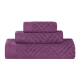 Egyptian Cotton Basketweave Towel Set 3 Piece
