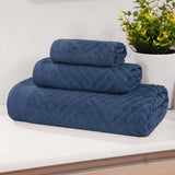 Egyptian Cotton Basketweave Towel Set 3 Piece