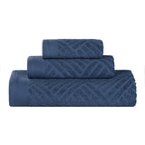 Egyptian Cotton Basketweave Towel Set 3 Piece