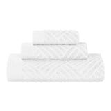 Egyptian Cotton Basketweave Towel Set 3 Piece