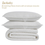 Bella 100% Silk All-Season Hand Quilted Handmade Quilt Set