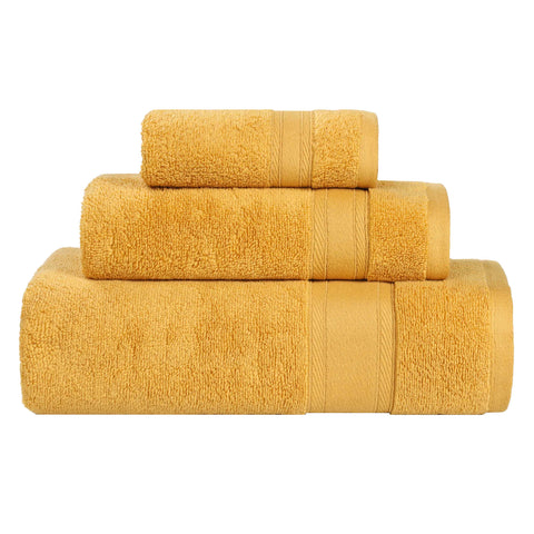 Belmont Zero Twist Cotton Medium Weight 3 Piece Towel Set