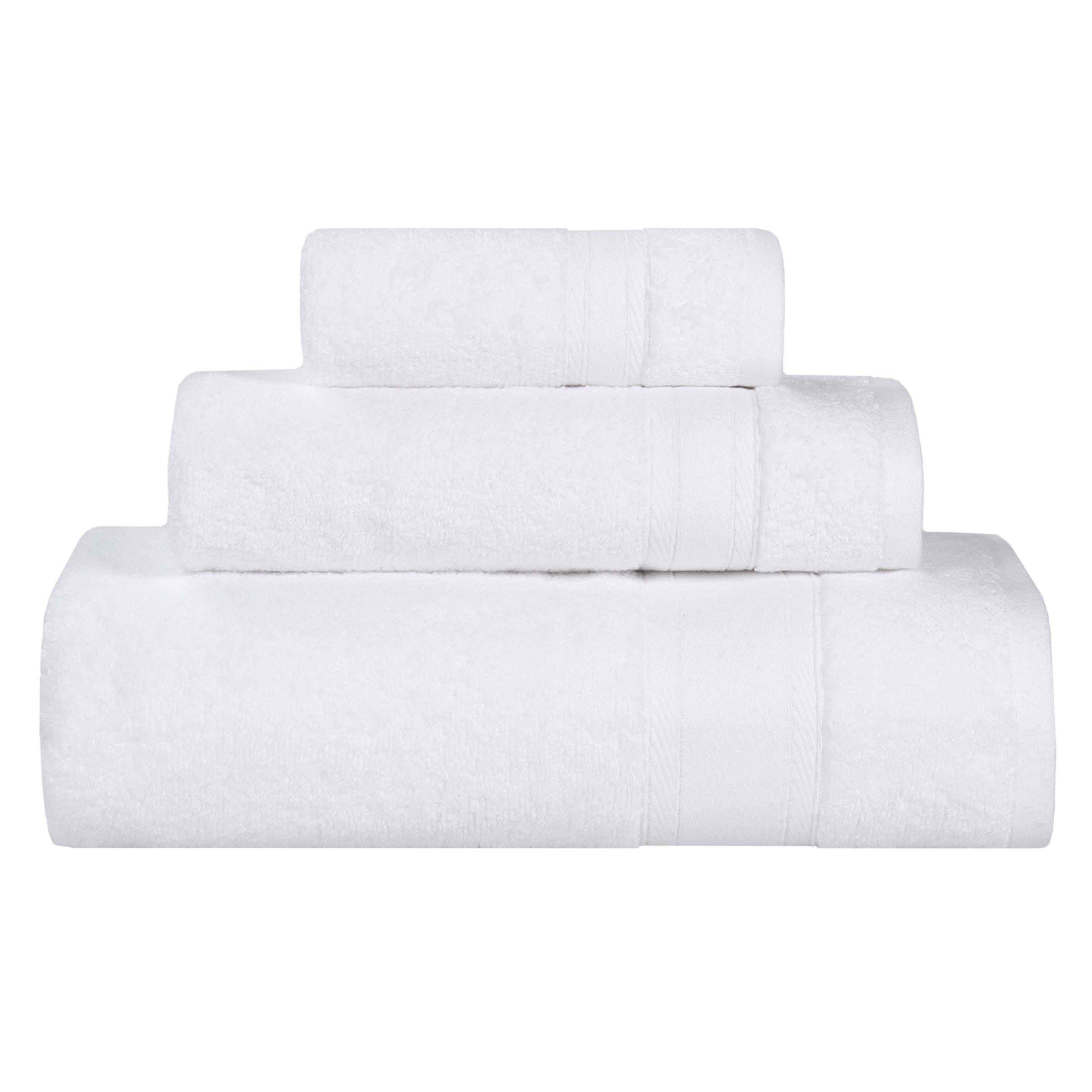 Belmont Zero Twist Cotton Medium Weight 3 Piece Towel Set