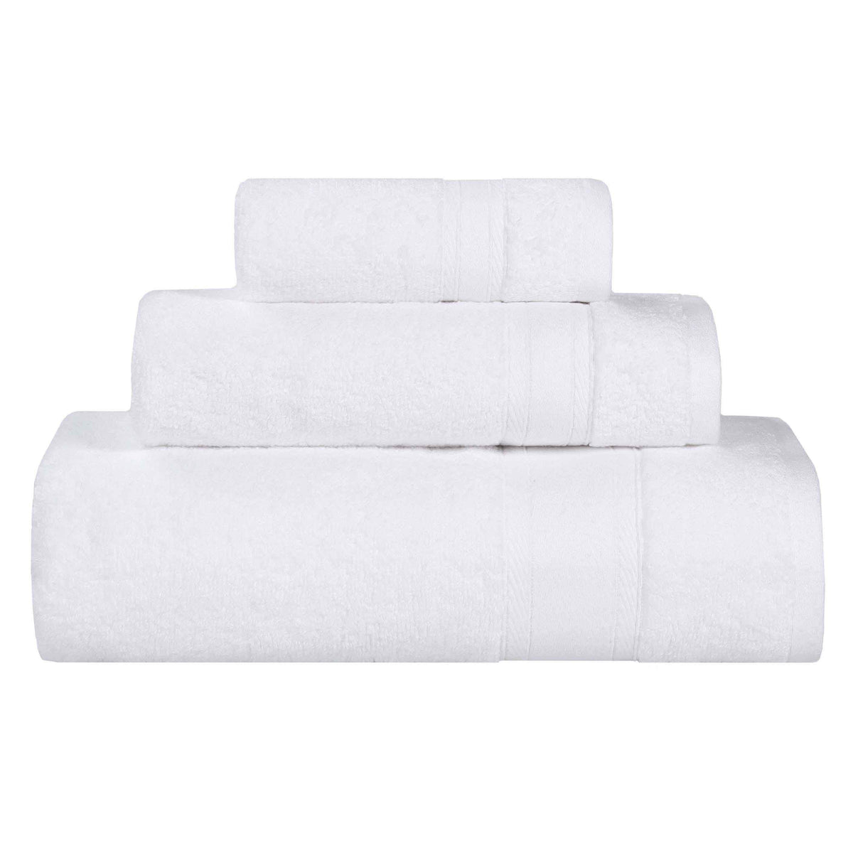 Belmont Zero Twist Cotton Medium Weight 3 Piece Towel Set