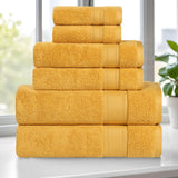 Zero Twist Cotton Towel Set 6-Piece - Belmont