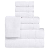 Belmont Zero Twist Cotton Medium Weight 8 Piece Towel Set