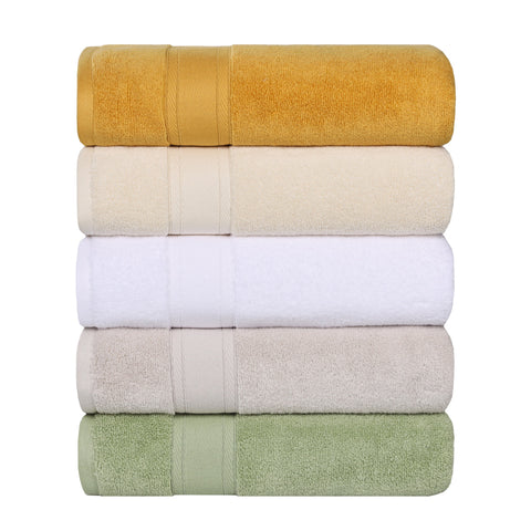 Belmont Zero Twist Cotton Medium Weight Absorbent 12 Piece Towel Set
