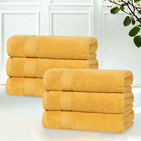 Belmont Zero Twist Cotton Medium Weight Hand Towels, Set of 6